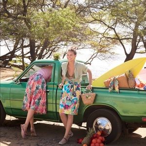 JCrew A-line skirt in Ratti pineapple 000